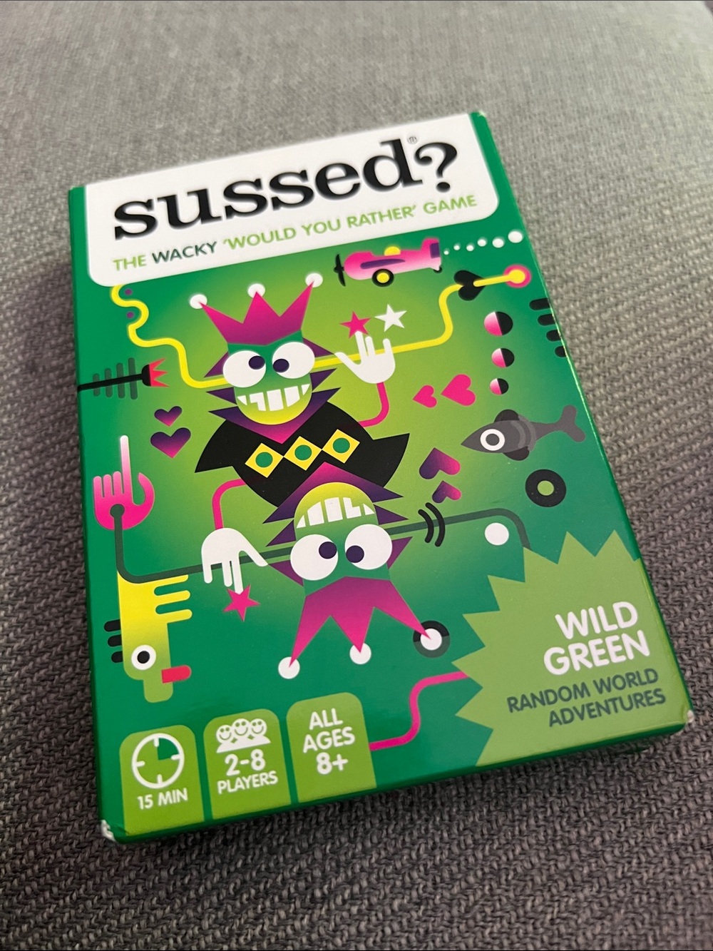SUSSED? Wild Green: Random World Adventures Card Game (Open Box)